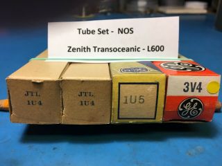 Tube Set For Zenith Transoceanic - L600 Chassis