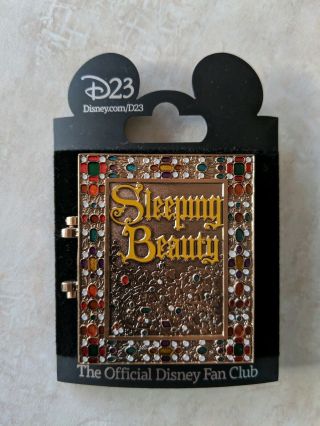 D23 Walt Disney Archives Reagan Library Sleeping Beauty Storybook Jumbo Pin