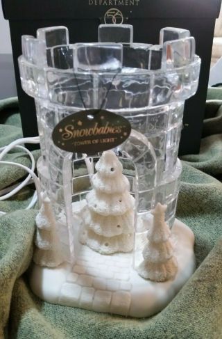 Snowbabies " Tower Of Light " With Light Dept 56 56.  69022 Collectible 2,  Save $$ 