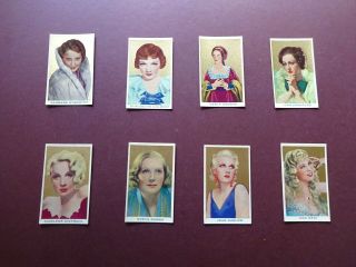 Beauties Of The Cinema Issued 1939 By Rothmans Set 40