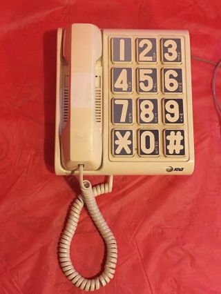 Classic Big Button At&t Land Line Phone Pl3004,  Z - Blocker