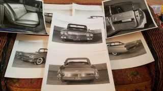 Factory Dealers Photograph 1960 Cadillac Photos 12 8x10 Black Whit