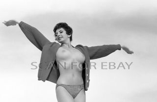 Mary Linero Nude 35mm Negative Busty Classic Model Vintage 1950 ' s Pinup h2.  18 2