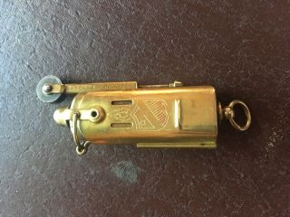 Vintage Bowers Mfg.  Co.  Kalamazoo Michigan Brass Lighter,  Ww2 Era