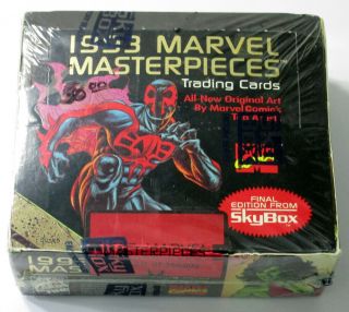 1993 Skybox Marvel Masterpieces Limited Edition Trading Card Box (36 Pack)