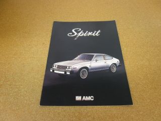 1979 Amc American Motors Spirit Gt Amx Dl Sales Brochure 8 Page