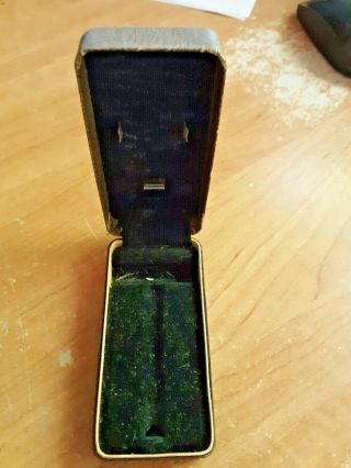 1937 - 38 Gillette Sheraton Gold Plated Safety Razor Case Only