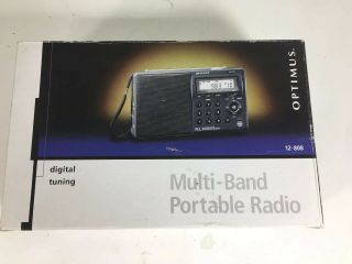 Optimus Multiband Digital Portable Radio 12–808 Am/fm/shortwave