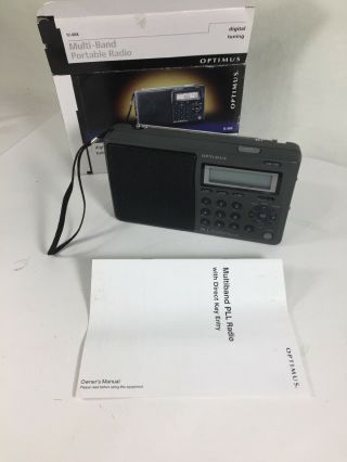 Optimus Multiband Digital Portable Radio 12–808 AM/FM/Shortwave 2