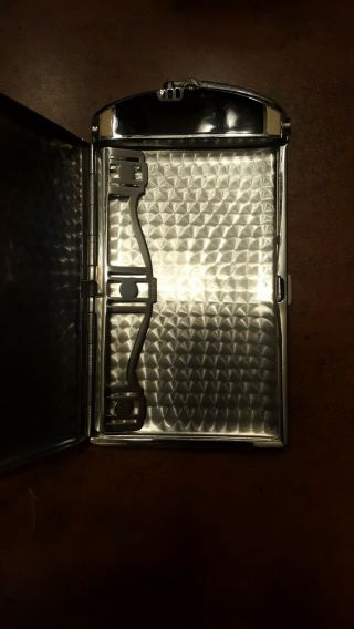 Vintage Ronson Art Deco Cigarette Case and Lighter. 3
