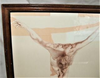 Salvador Dali Drawing called CHRIST OF ST JOHN OF THE CROSS 6