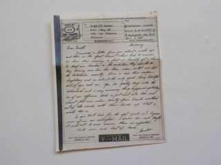 Wwii V - Mail Letter 1945 Autobahn Only Good Thing Adolph Hitler Did Germany Ww2