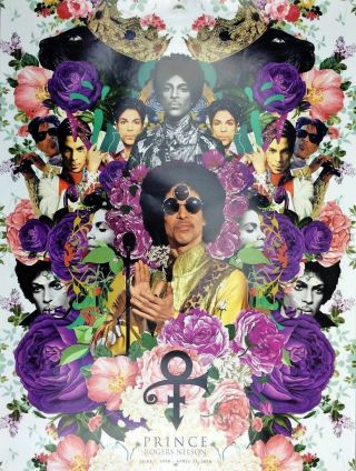 Prince Poster Commemorative Music Wall Art Photo Print (2016) - Limited Edition