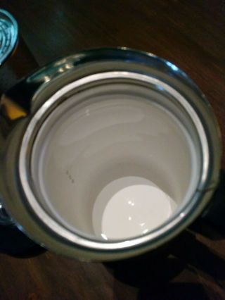 Vintage CORNING WARE Blue Cornflower 6 Cup Stove Top Percolator Coffee Pot 3