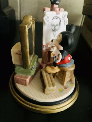 Disney Mickey Mouse Norman Rockwell Portrait Figurine