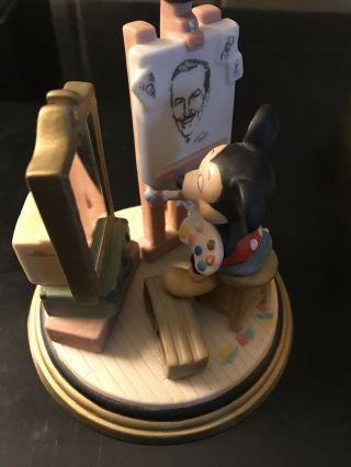Disney Mickey Mouse Norman Rockwell Portrait Figurine 2
