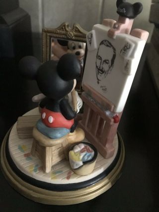 Disney Mickey Mouse Norman Rockwell Portrait Figurine 3