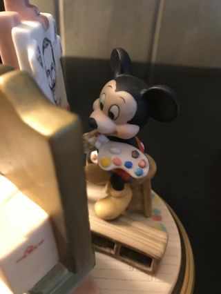 Disney Mickey Mouse Norman Rockwell Portrait Figurine 5