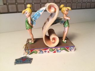 Enesco Jim Shore Disney Traditions Tinkerbell Naughty Or Figurine Retired