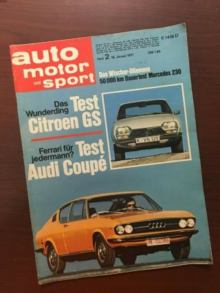 January 1971 - Issue Of Auto Motor Und Sport