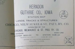Milwaukee Road Railroad 1950 