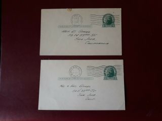 American WW2 Letters Home On Postcards Private Gomes San Jose California USA 3