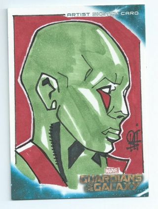 2014 Guardians Of The Galaxy Sketch Normal Version Eric Reeves