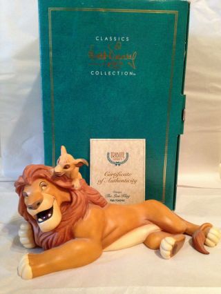 Wdcc Walt Disney Classics The Lion King " Pals Forever " W/