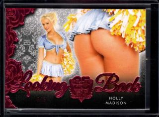 Holly Madison /5 2019 Benchwarmer 25 Years Looking Back Butt Card