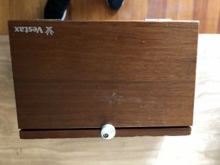 Vestax Vintage Wooden Dj Needle Case