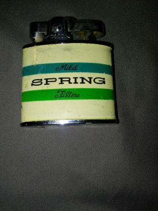 Mild Spring Filters Cigarette Brand Vintage Lighter Continental