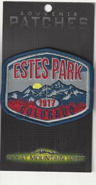 Estes Park Colorado Souvenir Ski Snowboard Patch