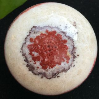 Natural Rhodochrosite Quartz Crystal Ball Polished Specimen Reiki Heal 457g B398 5