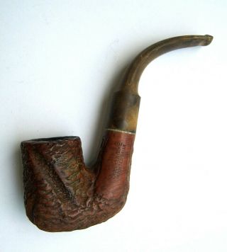 Vintage Shelldrake Imported Briar Estate Smoking Pipe Pre - Owned Sherlock