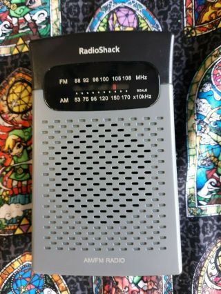 Radio Shack Analog Am/fm Radio Cat No 1200586