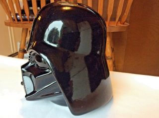 Star Wars Darth Vader Collectible Galerie Licensed Helmet Ceramic Cookie Jar 8” 2