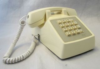 Vintage Touch Tone Phone At&t 100 Telephone Home Desk Pulse Tone Cs2500dmgf