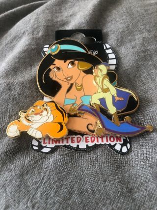 Disney Jasmine Aladdin Movie Raja Jumbo Le 250 Pin On Card Dssh 3d Layered