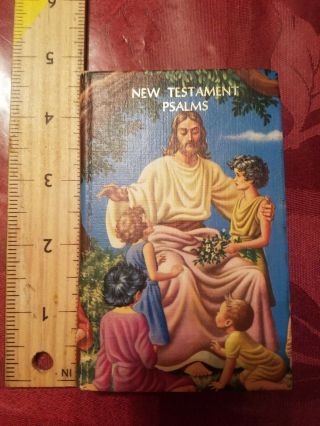 Antique King James Illustrated Pocket Bible Old Testaments