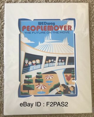 Epcot 2019 Festival Of The Arts Disney Peoplemover Print By David Perillo