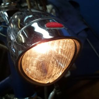 Vintage MILLER Bicycle Light Generator Set,  Headlight & Tail Light 2