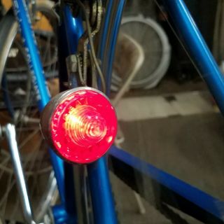 Vintage MILLER Bicycle Light Generator Set,  Headlight & Tail Light 3