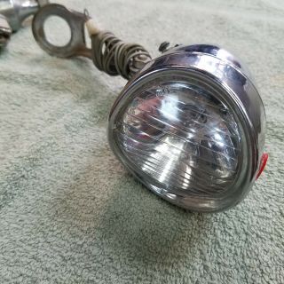 Vintage MILLER Bicycle Light Generator Set,  Headlight & Tail Light 7
