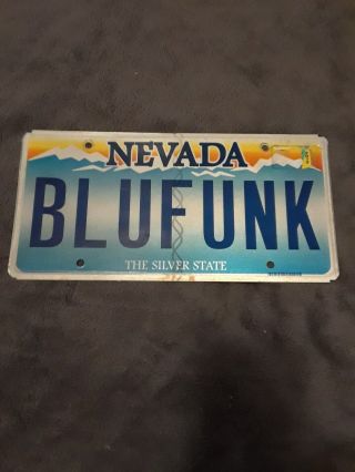 Nevada Personalized License Plate
