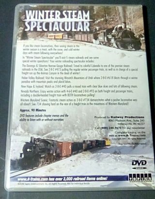 Winter Steam Spectacular (DVD 2007) Railroad 2