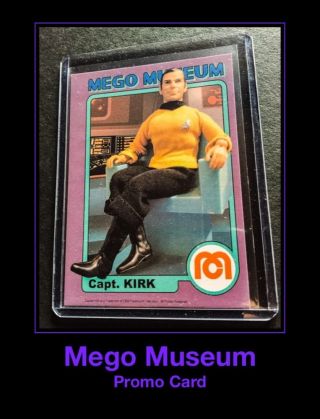 2006 Mego Museum Star Trek Captain Kirk Promo Trading Card 70 