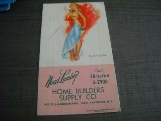 Vintage Earl Macpherson Home Builders Supply Co.  Advertising Blotters (3)
