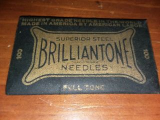 Vintage Brilliantone 100 Needles For Record Players