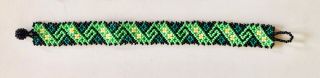 Mexican Huichol Beaded Unisex Bracelet Purchased In Mexico City