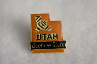 Utah State Colorful Lapel Pin